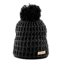 Czapka SINNER Nordic II Beanie, czarna, unisex. Czarne czapki damskie SINNER, na zimę, bez wzorów. Za 200.00 zł.