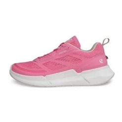 Buty do chodzenia damskie Ecco Sneaker Biom 2.2 Low. Czerwone obuwie sportowe damskie ECCO, z materiału, bez zapięcia, trekkingowe. Za 647.00 zł.