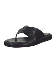 GANT Footwear Skórzane japonki "Clareha" w kolorze czarnym rozmiar: 38. Czarne klapki damskie GANT Footwear, bez wzorów, ze skóry, z otwartym noskiem, bez obcasa, bez zapięcia. Za 206.42 zł.