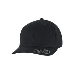 Czapka typu snapback Flexfit 110 Curved. Czarne czapki z daszkiem damskie FLEXFIT, bez wzorów, z bawełny. Za 136.50 zł.