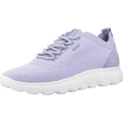 Buty GEOX D SPHERICA A Fioletowy. Fioletowe obuwie sportowe damskie Geox, ze skóry, bez zapięcia. Za 257.99 zł.