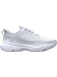 Under Armour Buty "Infinite" w kolorze biało-szarym do biegania rozmiar: 41. Białe obuwie sportowe damskie Under Armour, z materiału, bez zapięcia, do biegania. Za 259.74 zł.