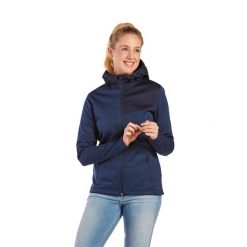 Kurtka damska Erima Softshell Performance. Niebieskie kurtki sportowe damskie Erima, l, bez wzorów, z materiału, bez kaptura. W wyprzedaży za 201.00 zł.
