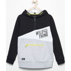 Bluza z kapturem - Czarny. Czarne bluzy damskie Reserved. W wyprzedaży za 39.99 zł.