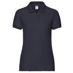 Koszulka Polo Damska. Niebieskie koszulki sportowe damskie Fruit of the Loom, m, bez wzorów, bez ramiączek. Za 65.99 zł.