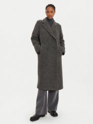 Weekend Max Mara Płaszcz wełniany Corinto 2425016042 Szary Regular Fit. Szare płaszcze damskie Weekend Max Mara, na zimę, bez wzorów, z wełny, bez kaptura. Za 2,849.00 zł.