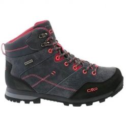 Buty trekkingowe damskie CMP Alcor Mid WP. Szare obuwie trekkingowe damskie CMP, z gumy, za kostkę, bez zapięcia. Za 448.00 zł.