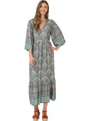 Heine Sukienka ze wzorem rozmiar: 48. Sukienki damskie Heine, bez wzorów, z wiskozy, bez ramiączek. Za 122.67 zł.