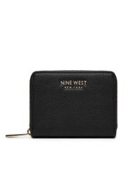 Nine West Portfel CEO-NW-W1-001-AW26 Czarny. Czarne portfele damskie Nine West, bez wzorów, ze skóry. Za 69.99 zł.