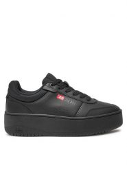 Diesel Sneakersy S-Athene Y03405 P6952 T8013 Czarny. Czarne obuwie sportowe damskie Diesel, ze skóry, bez zapięcia. Za 769.99 zł.