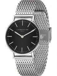 Liebeskind Zegarek kwarcowy w kolorze srebrno-czarnym rozmiar: onesize. Szare, analogowe zegarki damskie Liebeskind, ze stali. Za 261.05 zł.