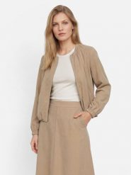 Marc O'Polo Bluza z zawartością lnu Kobiety Lyocell beżowy, 44. Brązowe bluzy damskie Marc O'Polo, bez wzorów, z lyocellu, bez kaptura. Za 549.95 zł.