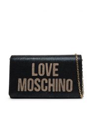 LOVE MOSCHINO Torebka JC4104PP1OLK0000 Czarny. Czarne torebki wieczorowe damskie Love Moschino, bez wzorów, ze skóry, bez dodatków. Za 679.99 zł.