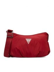 Guess Jeans Torebka CWBEO-GUESS-XC-003-09 Czerwony. Czerwone listonoszki damskie Guess Jeans, z aplikacjami, z jeansu, bez dodatków. Za 199.99 zł.