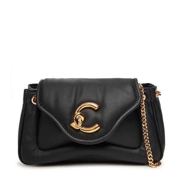 Torebka Coccinelle. Czarne torebki wieczorowe damskie Coccinelle, bez wzorów, bez dodatków. Za 979.00 zł.