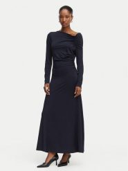BOSS Sukienka codzienna Ejoe 50562866 Granatowy Regular Fit. Niebieskie sukienki damskie Boss, bez wzorów, z wiskozy, bez ramiączek. Za 1,269.00 zł.