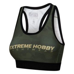 Stanik sportowy fitness siłownia MMA EXTREME HOBBY HAVOC. Czerwone biustonosze sportowe damskie EXTREME HOBBY, bez wzorów, z elastanu. Za 129.00 zł.