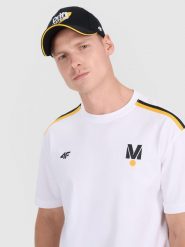 4F Czapka z daszkiem trucker snapback 4F x Drift Masters - czarna S/M. Czarne czapki z daszkiem damskie 4F, na lato, bez wzorów, z bawełny. Za 119.99 zł.
