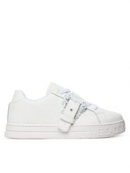 Versace Jeans Couture Sneakersy 80VA3SK9 ZPB75 3 Biały. Białe obuwie sportowe damskie Versace Jeans Couture, z jeansu, bez zapięcia. Za 1,059.00 zł.
