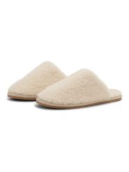 Ilse Jacobsen Kapcie w kolorze kremowym z wełny owczej rozmiar: 39. Brązowe kapcie damskie Ilse Jacobsen, z wełny. Za 129.95 zł.