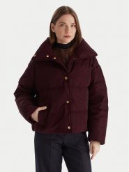 Tommy Hilfiger Kurtka puchowa WW0WW47294 Bordowy Relaxed Fit. Czerwone kurtki damskie Tommy Hilfiger, xxs, bez wzorów, z puchu, bez kaptura. Za 1,299.00 zł.