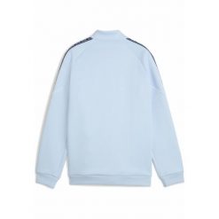 Młodzieżowa kurtka Manchester City KING Anthem PUMA Silver Sky Deep Navy Blue. Niebieskia kurtki damskie Puma, m, bez wzorów, bez kaptura. Za 349.00 zł.