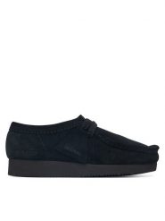 Clarks Półbuty Wallabee Lite. 26329534 Czarny. Czarne półbuty damskie Clarks, bez wzorów, ze skóry, bez obcasa, na płaskiej podeszwie, bez zapięcia. Za 429.99 zł.