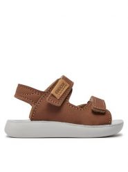 Geox Sandały B Sandal Lightfloppy B455SB 00032 C6777 Brązowy. Brązowe sandały chłopięce Geox, z nubiku, bez zapięcia. Za 139.99 zł.