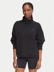 Under Armour Bluza Unstoppable 6013519 Czarny Relaxed Fit. Czarne bluzy damskie Under Armour, s, bez wzorów, z bawełny, bez kaptura. Za 399.99 zł.