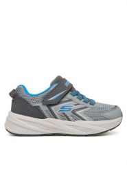 Skechers Sneakersy Microspec Tread 404115L/GYBL Szary. Szare buty sportowe chłopięce Skechers, z materiału, bez zapięcia. Za 179.99 zł.