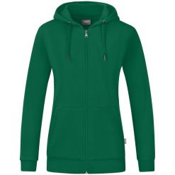 Kurtka Jako Organic. Zielone kurtki damskie JAKO, m, bez wzorów, z bawełny, z kapturem. Za 366.00 zł.