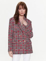 Pinko Marynarka 100642 A0N2 Czerwony Regular Fit. Czerwone marynarki i żakiety damskie Pinko, bez wzorów, z bawełny. Za 1,749.00 zł.