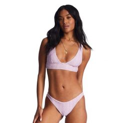 Dół od stroju kąpielowego Billabong Covered In Love Tanlines Tanga. Fioletowe bikini Billabong, bez wzorów. Za 89.99 zł.