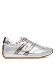 Guess Sneakersy FLTSAP LEM12 Srebrny. Szare obuwie sportowe damskie Guess, ze skóry, bez zapięcia. Za 309.99 zł.