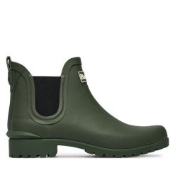 Kalosze Barbour. Zielone kalosze damskie Barbour, bez wzorów. Za 349.99 zł.
