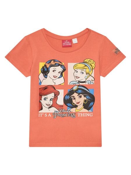 Original Marines T-Shirt DFPV3119CF Pomarańczowy Regular Fit. Brązowe koszulki i t-shirty dziewczęce Original Marines, bez wzorów, z bawełny, bez kołnierzyka, bez ramiączek. Za 69.99 zł.