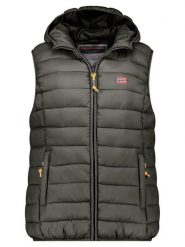 Geographical Norway Kamizelka pikowana "Vatikolor" w kolorze khaki rozmiar: M. Brązowe kamizelki damskie Geographical Norway, m, bez wzorów, bez kaptura. Za 154.95 zł.