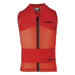 Kamizelka Atomic LIVE SHIELD Vest JR. Czerwone kombinezony damskie Atomic, m, bez wzorów, z meshu, młodzieżowe, bez kołnierzyka, bez ramiączek. Za 349.00 zł.