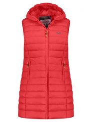 Geographical Norway Kamizelka pikowana "Vatikolor" w kolorze czerwonym rozmiar: L. Czerwone kamizelki damskie Geographical Norway, l, bez wzorów, bez kaptura. Za 152.98 zł.