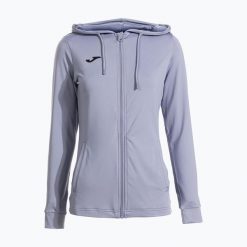 Bluza tenisowa damska Joma Sculpture II Zip-Up Hoodie W. Niebieskie bluzy damskie Joma, s, z aplikacjami, z elastanu, bez kaptura. Za 139.99 zł.
