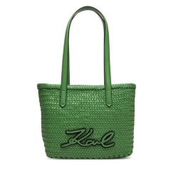 Torebka KARL LAGERFELD. Zielone torebki klasyczne damskie KARL LAGERFELD, bez dodatków. Za 1,499.00 zł.