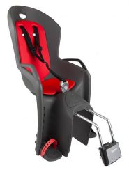 Hamax Fotelik rowerowy "Amiga" w kolorze czarno-czerwonym - 9 m+ rozmiar: onesize. Czerwone foteliki rowerowe HAMAX. Za 217.99 zł.
