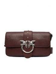 PINKO Torebka Love One Slouchy Zip Mini AI 25-26 PLTT 105345 A2JG Brązowy. Brązowe torebki klasyczne damskie Pinko, ze skóry, bez dodatków. Za 1,979.00 zł.