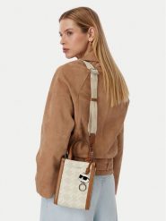 KARL LAGERFELD Torebka B3W30139 Kremowy. Białe torebki klasyczne damskie KARL LAGERFELD, ze skóry, bez dodatków. Za 779.99 zł.