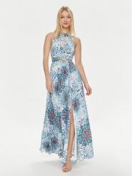 Marciano Guess Sukienka letnia 4GGK14 9739Z Niebieski Regular Fit. Niebieskie sukienki damskie Marciano Guess, z aplikacjami, z syntetyku, bez ramiączek. Za 1,069.00 zł.