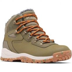Buty trekkingowe damskie Columbia Newton Ridge Ii. Brązowe obuwie trekkingowe damskie Columbia, z materiału, za kostkę, bez zapięcia. Za 549.99 zł.