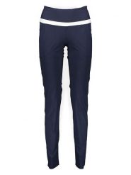 Crazy Spodnie funkcyjne w kolorze granatowym rozmiar: S. Niebieskie spodnie dresowe damskie Crazy, s, bez wzorów, z materiału, z podwyższonym stanem, outdoorowe. Za 100.75 zł.