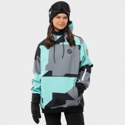 Kurtka snowboardowa damska W1-W Ushuaia. Niebieskie kurtki damskie SIROKO, xl, bez wzorów, z softshellu, bez kaptura. Za 844.00 zł.