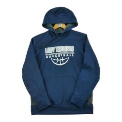 Nike Bluza damska z kapturem Granatowa. Niebieskie bluzy damskie Nike, l, bez wzorów, z jeansu, z kapturem. Za 102.20 zł.