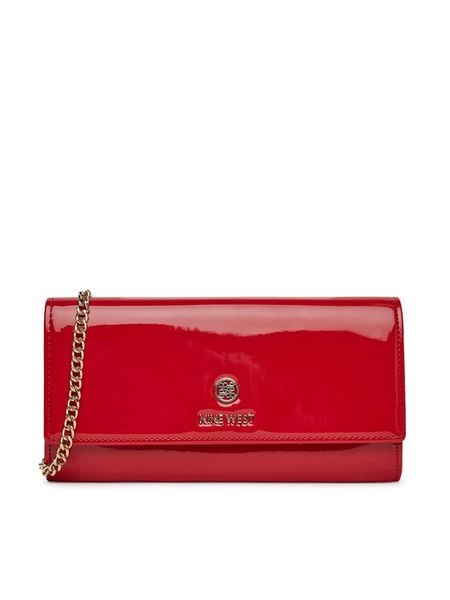 Nine West Torebka NW-W1-013-SS25 Czerwony. Czerwone torebki wieczorowe damskie Nine West, bez wzorów, z materiału, bez dodatków. Za 119.99 zł.